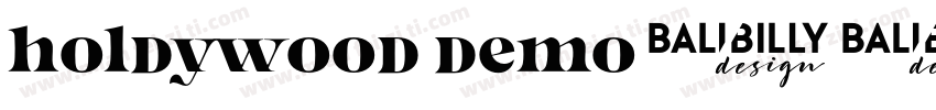 holdywood Demo字体转换